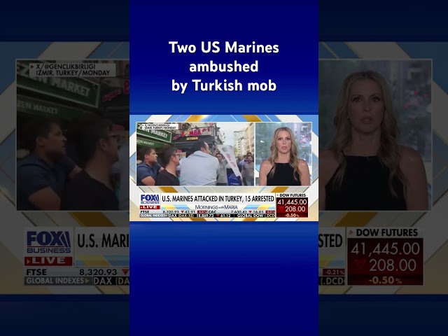 ⁣American Marines attacked in Turkey, 15 arrested #shorts