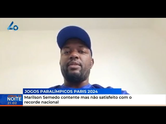 ⁣Marilson Semedo contente mas não satisfeito com o recorde nacional