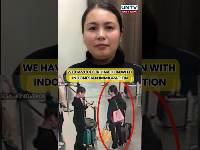 ⁣BI, tiniyak ang koordinasyon sa Indonesia sa posibleng pag-alis doon ni Alice Guo