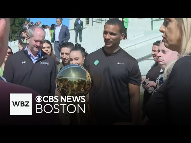 ⁣Rhode Island honors NBA champion Boston Celtics