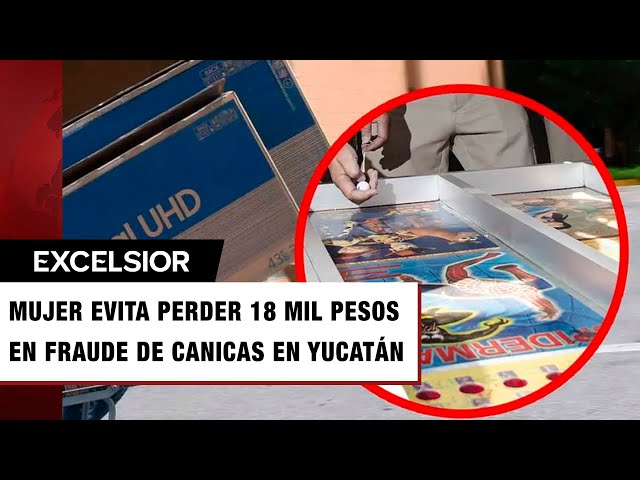 ⁣Mujer se salva de perder 18 mil pesos por método de estafa con canicas en Yucatán