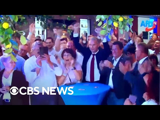 ⁣Far-right party in Germany wins state election