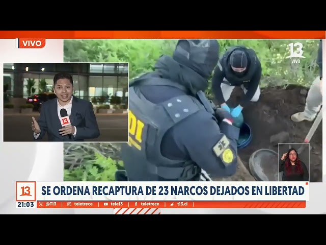 ⁣Ordenan detención de 23 imputados por narcotráfico que quedaron en libertad tras pagar la fianza