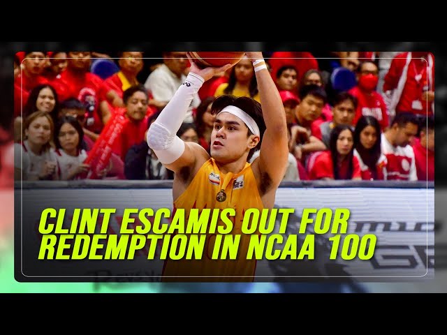 ⁣Mapua's Clint Escamis sets sight on redemption in NCAA 100 | ABS-CBN News