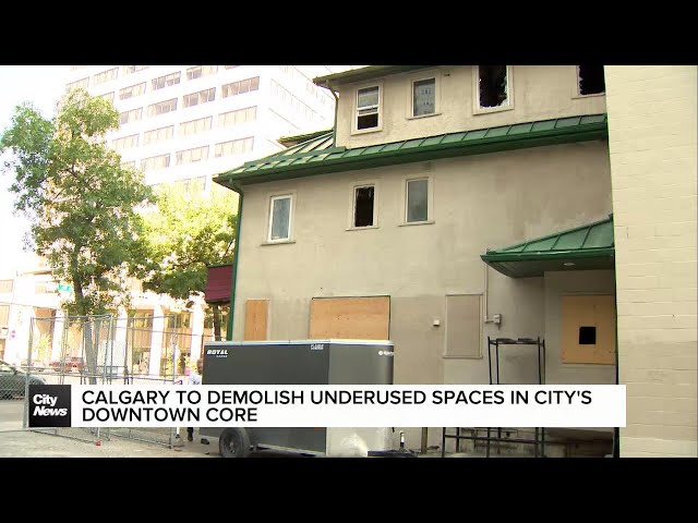 ⁣Calgary to demolish underused spaces in city's downtown core