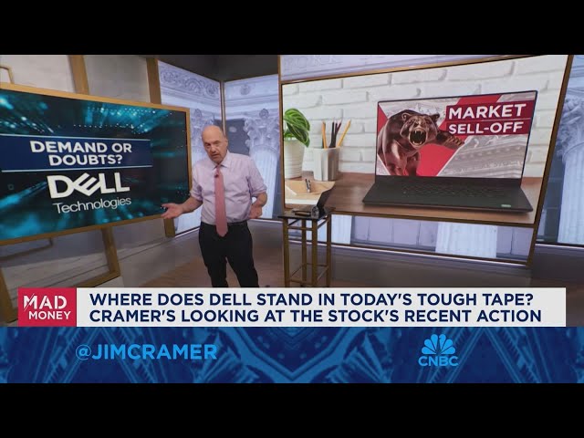 ⁣Cramer is digging into whether Dell's pullback is a chance to buy