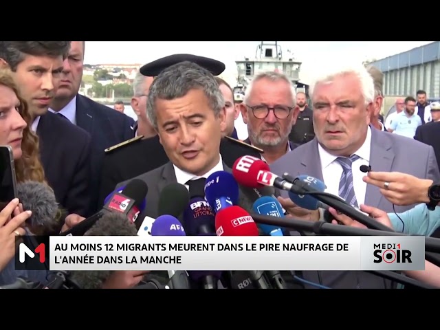 ⁣Au moins 12 migrants meurent dans le pire naufrage de l´année dans la manche