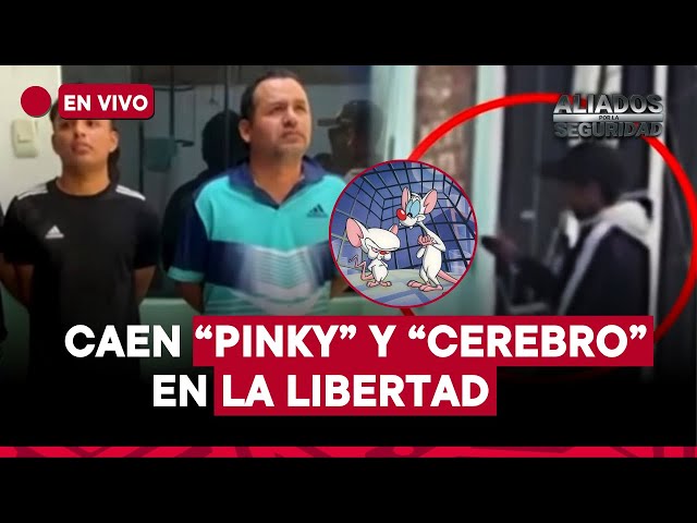 ⁣⚠ “Pinky” y “Cerebro” fueron capturados en La Libertad por vender drogas | Aliados por la Seguridad