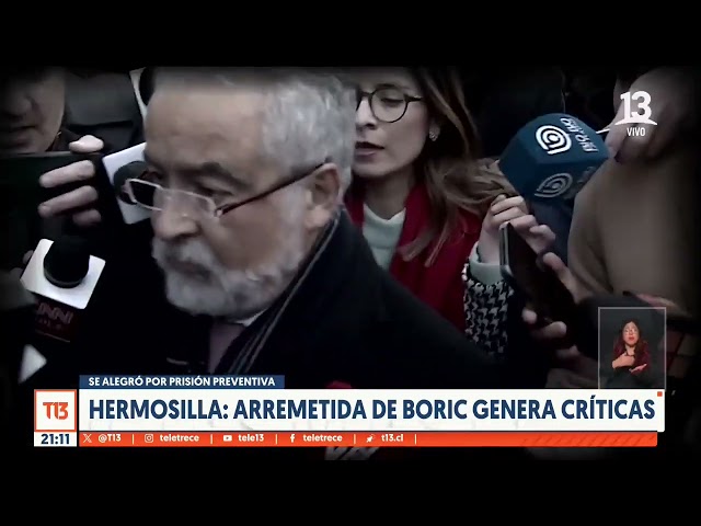 ⁣Arremetida de Boric contra Hermosilla genera críticas