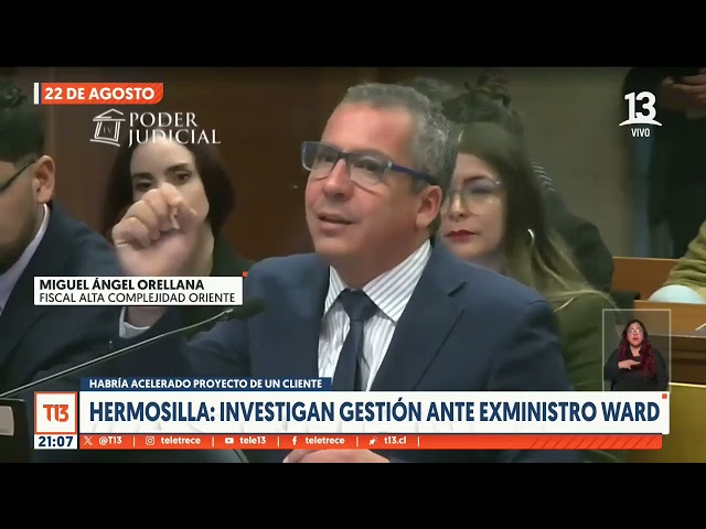 ⁣Caso Hermosilla: investigan gestión ante exministro Ward