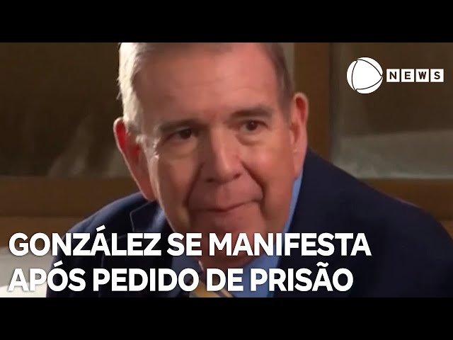 Edmundo González se manifesta após pedido de prisão