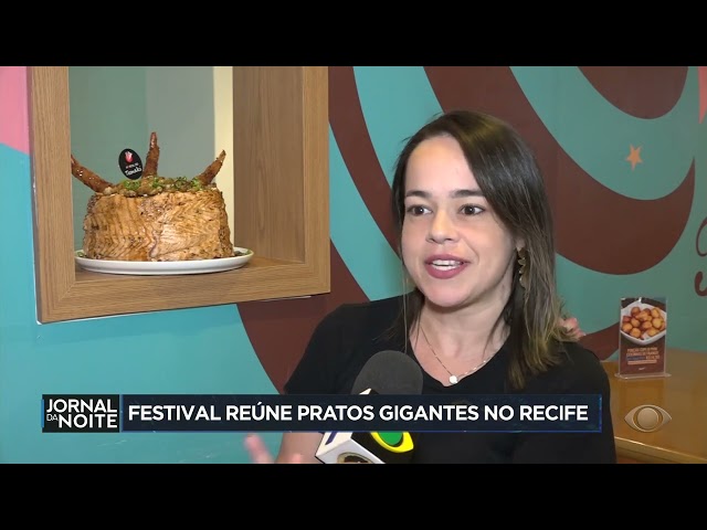 ⁣Festival gastronômico oferece pratos gigantes no Recife