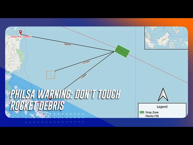 ⁣PhilSA warning: Don't touch rocket debris | TeleRadyo Serbisyo