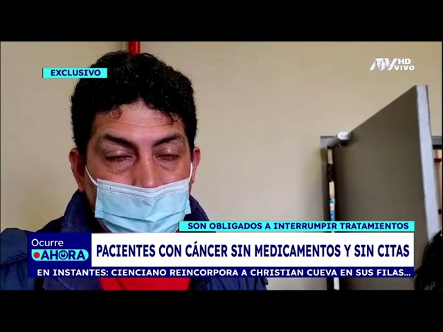 ¡Exclusivo! El viacrucis de pacientes con cáncer al no obtener medicamentos y citas médicas