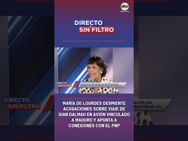 ⁣Directo y Sin Filtro: ¿Es cierto que Juan Dalmau viajó en un avión vinculado a Nicolás Maduro?