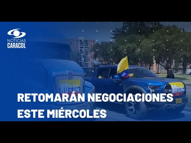 ⁣Paro camionero sigue, no hubo acuerdo entre Gobierno y transportadores