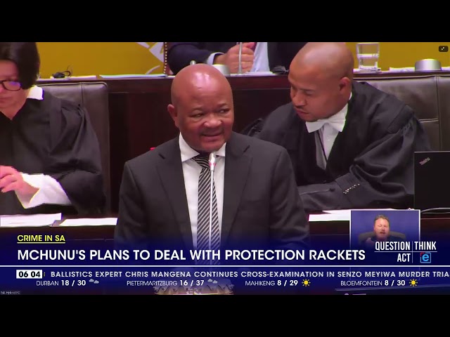 ⁣Crime in SA | Mchunu’s plans to deal with protection rackets