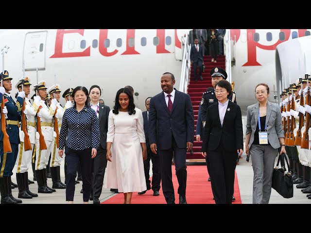 ⁣Ethiopian Prime Minister arrives in Beijing for 2024 FOCAC summit