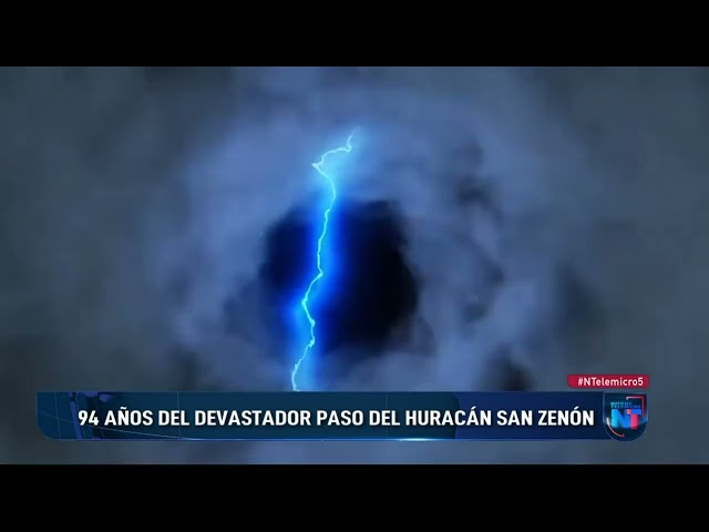 ⁣94 años del devastador paso del huracán San Zenón