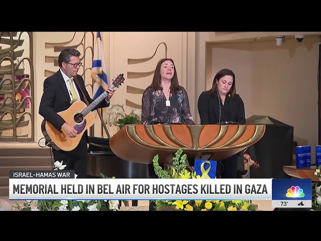 ⁣Bel-Air hosts vigil for Israeli hostages killed in Gaza