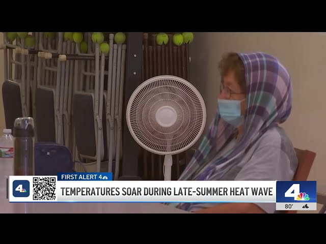 ⁣Temperatures soar in SoCal during late summer heat wave