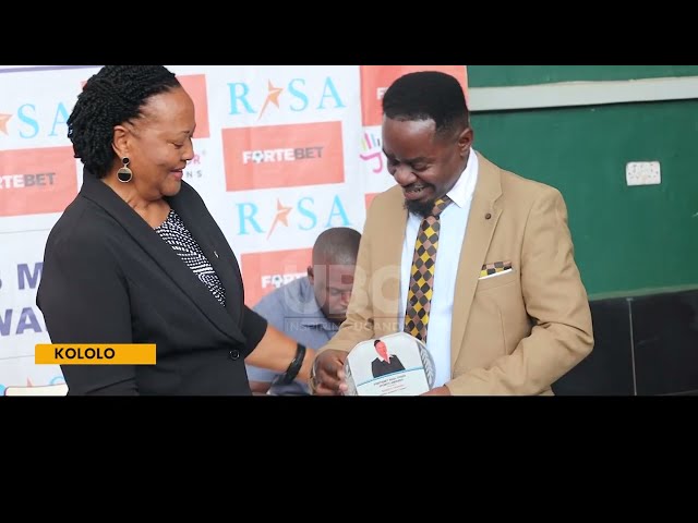 ⁣REWARDING THE BEST: JOCELYN UCHANDA RECEIVES LEGENDARY AWARD AND ADVISES SPORTS PERSONALITIES