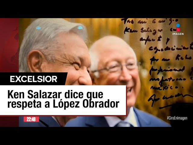 ⁣Insiste Ken Salazar en daño a la relación bilateral con Reforma Judicial