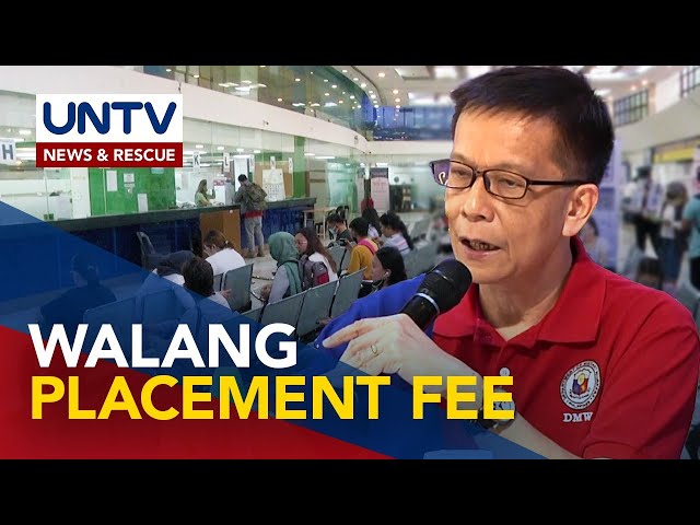 ⁣DMW, hahabulin ang recruitment agency na maniningil ng placement fee sa mga nais magtrabaho sa Qatar