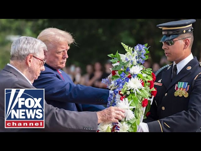 ⁣Gold Star families defend Trump's Arlington visit: We 'invited' him