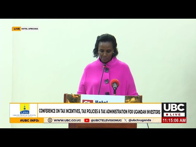 ⁣LIVE: CONFERENCE ON TAX INCENTIVES, TAX POLICICIES AND TAX ADMINISTRATION FOR UGANDAN INVESTORS