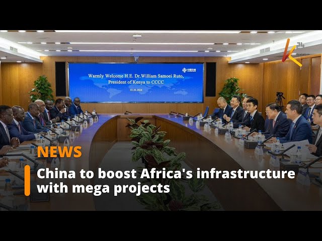 ⁣Ruto discusses major projects with China Communications Construction in Beijing