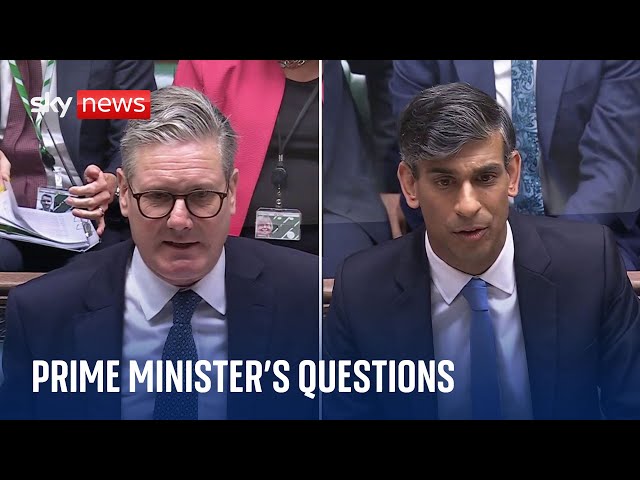 ⁣PMQs | Starmer faces Sunak for the first time since the summer recess