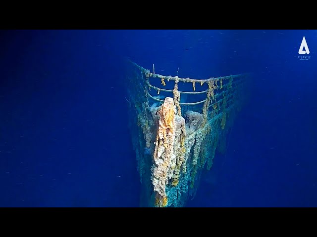 ⁣Race to capture more images of the Titanic wreck as it decays