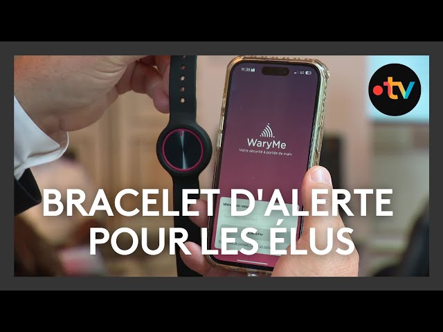 ⁣Des packs sécurité : un bracelet connecté avec la police distribué aux élus en danger