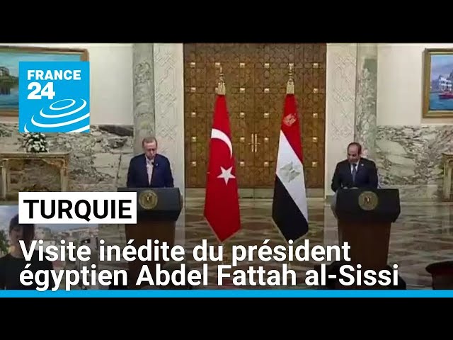 ⁣Turquie : visite inédite du président égyptien Abdel Fattah al-Sissi • FRANCE 24