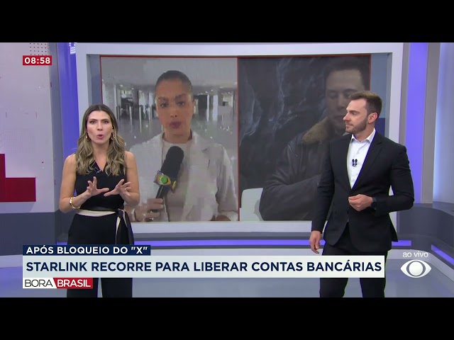 ⁣Starlink contesta bloqueio de contas bancárias após suspensão do "X" no Brasil