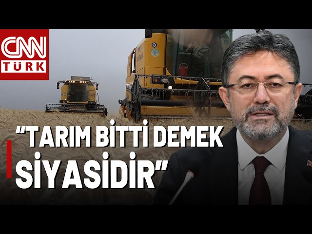 Bakan Yumaklı CNN TÜRK'e Açıkladı! "Çiftçimiz, Sokağa Çağıranlara Prim Vermiyor"