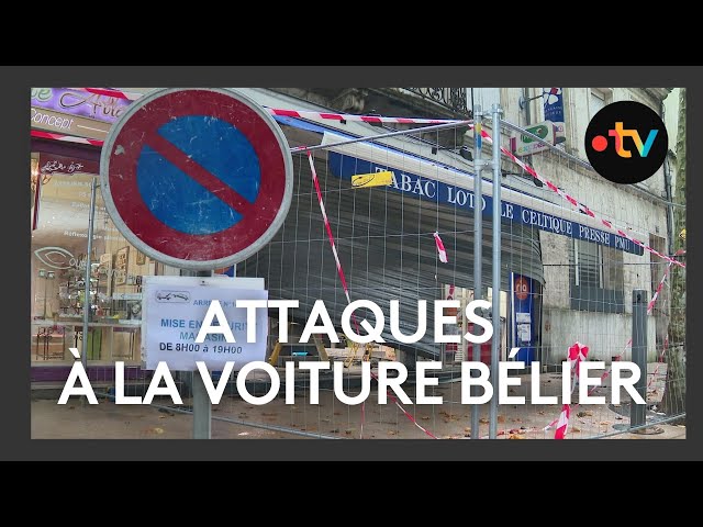 ⁣Attaques à la voiture bélier à Saintes