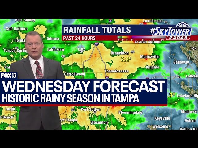 ⁣Tampa weather | historic rainy season continues