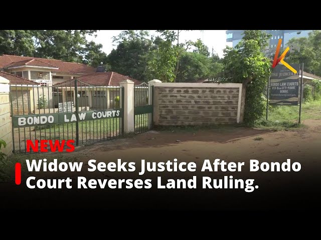 ⁣Widow Seeks Justice After Bondo Court Reverses Land Ruling.