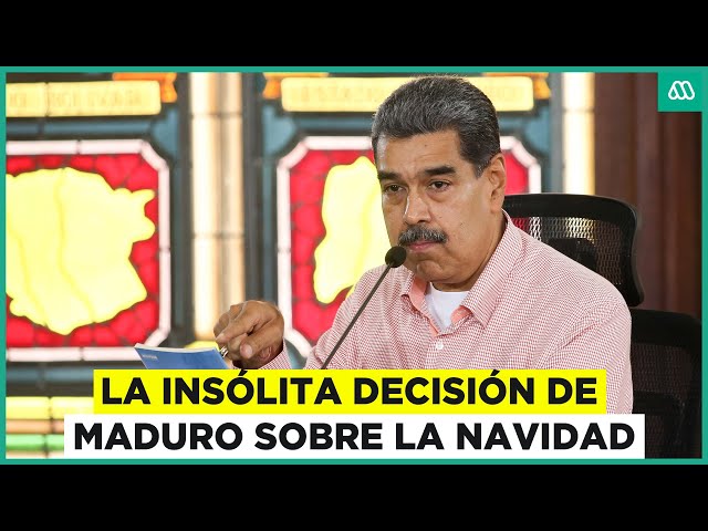 ⁣La insólita decisión de Maduro: Mandatario adelanta la navidad a octubre