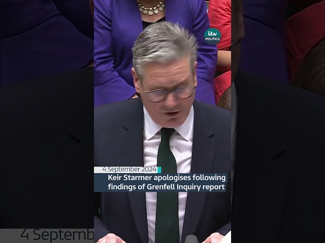 ⁣Keir Starmer apologises following findings of Grenfell Inquiry report | ITV News