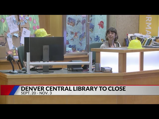 ⁣Denver’s Central Library to close ahead of grand reopening