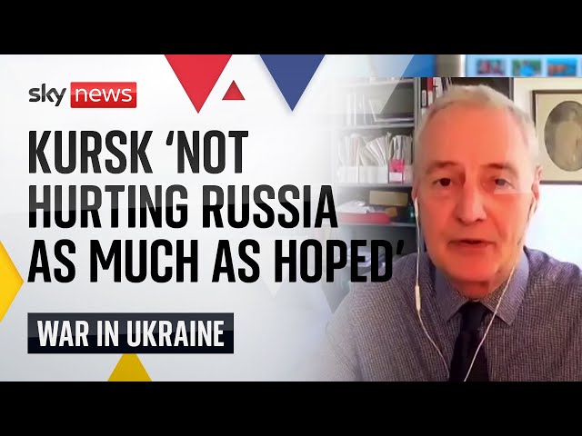 ⁣Kursk incursion 'not hurting Russia as much as hoped' says Professor Michael Clarke