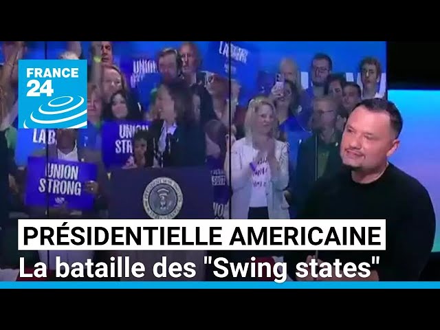 ⁣Présidentielle aux Etats-Unis : la bataille des "Swing states" • FRANCE 24