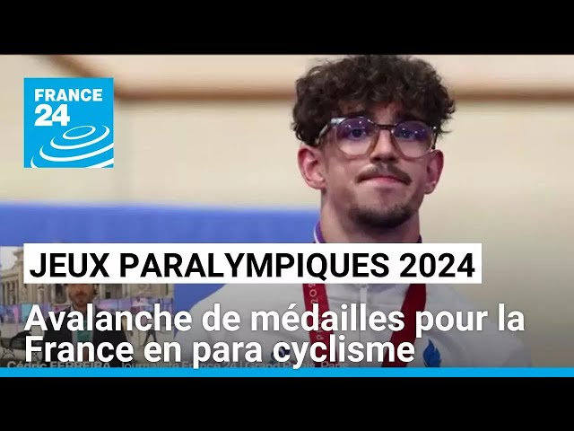 ⁣Jeux Paralympiques : avalanche de médailles pour la France en para cyclisme • FRANCE 24