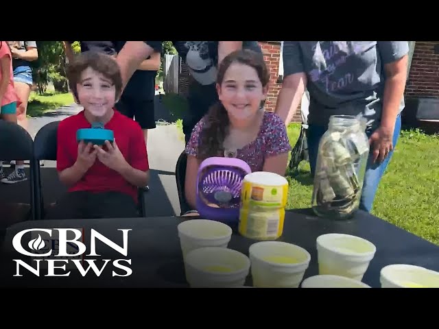 ⁣After Their Lemonade Stand Was Robbed, VA Siblings Spread Message of God's Forgiveness and Hope