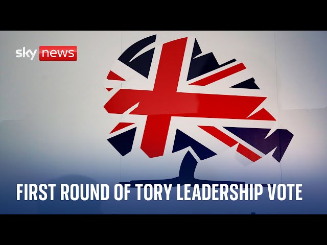 ⁣Tory leadership first round of voting results