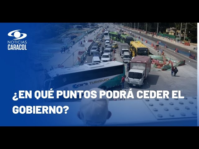 ⁣Ministra de Transporte expone las propuestas del Gobierno para levantar el paro camionero