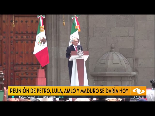 ⁣Presidentes de Colombia, Brasil y México se reunirán con Nicolás Maduro